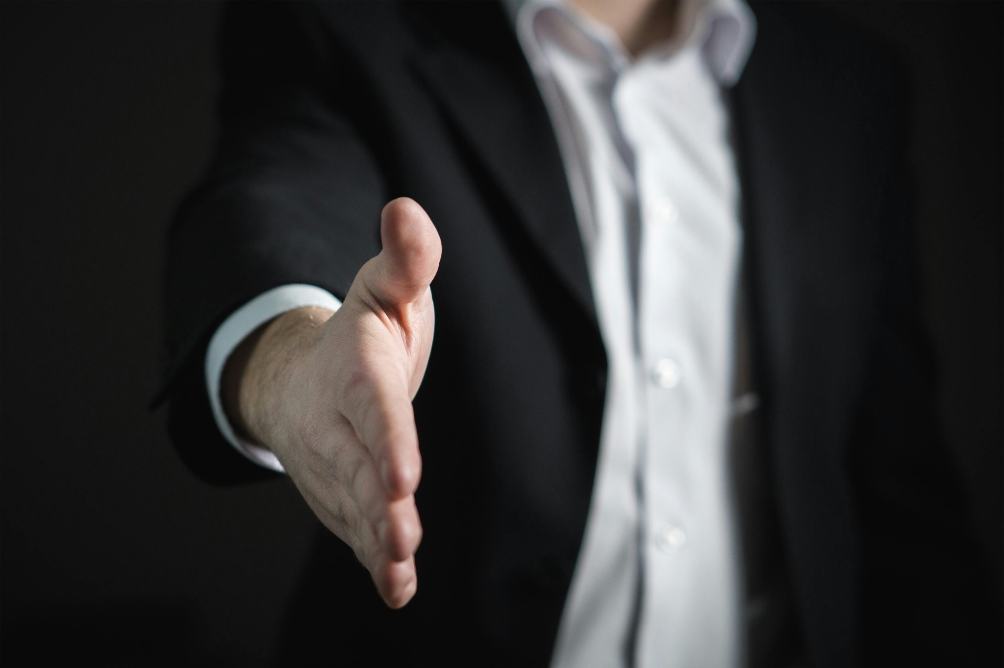 Handshake welcome